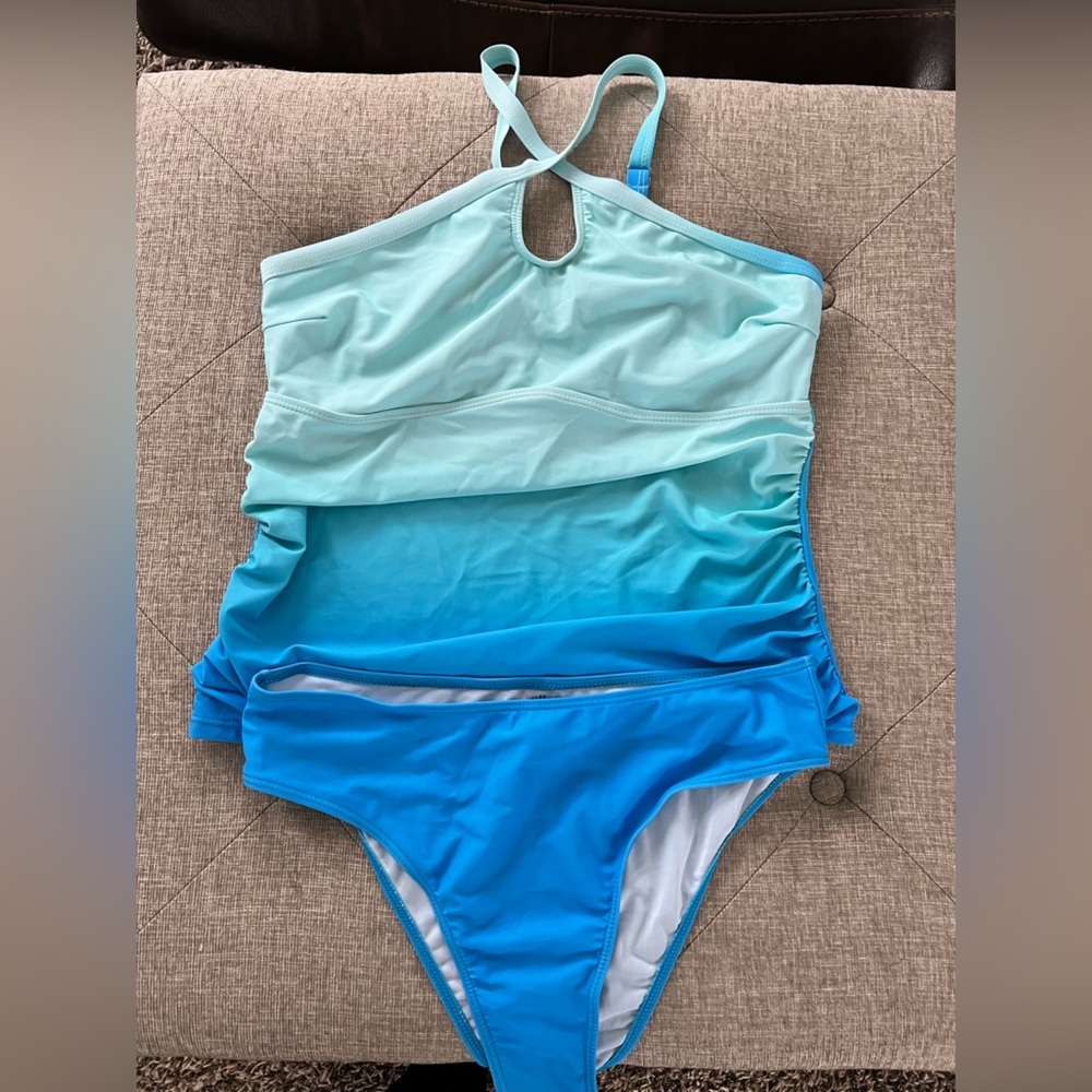 Blue Gradient Women's Bikini